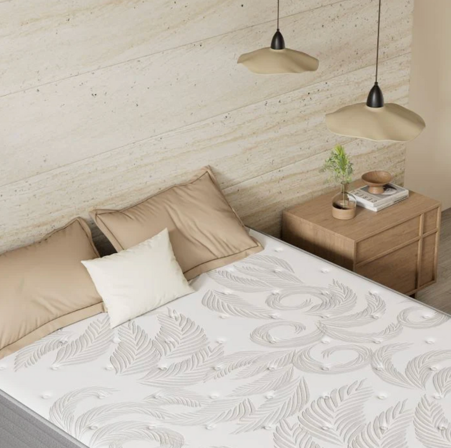 HOMAVO Matelas Ensachés 90x200 cm Epaisseur 25cm, 7 Zones
