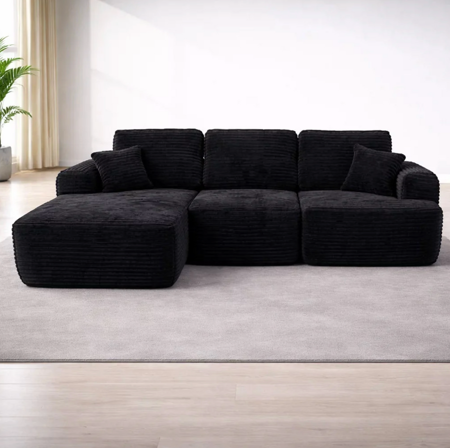 Canapé d'angle compressé 240x150x85cm