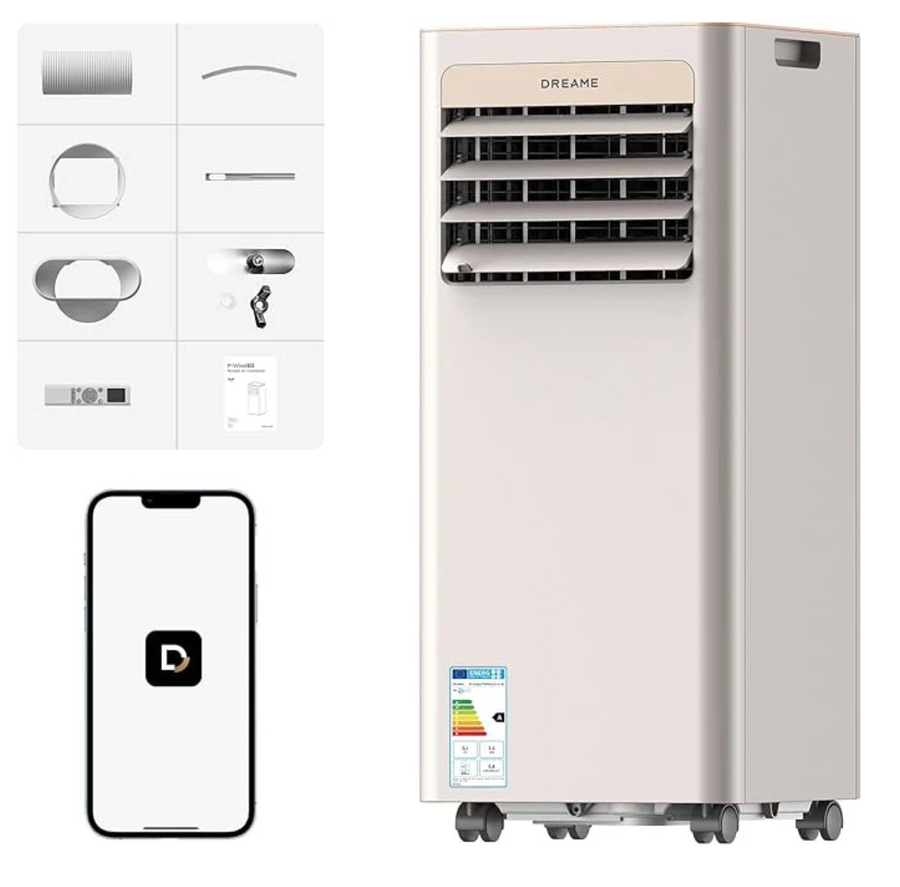 DREAME P-Wind10 9000 BTU Climatiseur portable 3-en-1