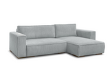 CHELSEA Canapé d'angle réversible Compressé - Gris Clair