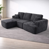 Canapé d'angle compressé 240x150x85cm
