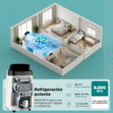 SereneLife Climatiseur Mobile Silencieux 9000 BTU