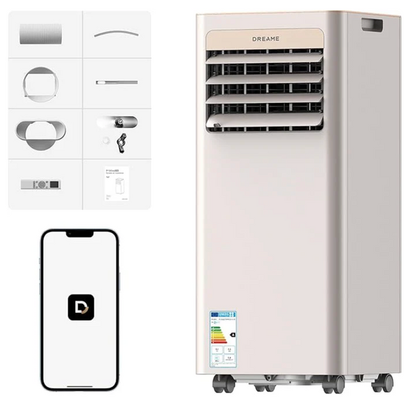 DREAME P-Wind10 9000 BTU Climatiseur portable 3-en-1