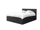 VIVARA Lit coffre rangement XL - Noir