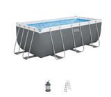 Piscine hors sol tubulaire BESTWAY – Steel Pro Max™ – 412 x 201 x 122 cm – Rectangulaire